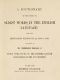 [Gutenberg 41975] • A Dictionary of the First or Oldest Words in the English Language / From the Semi-Saxon Period of A.D. 1250 to 1300